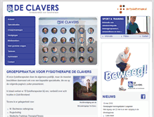 Tablet Screenshot of clavers.nl